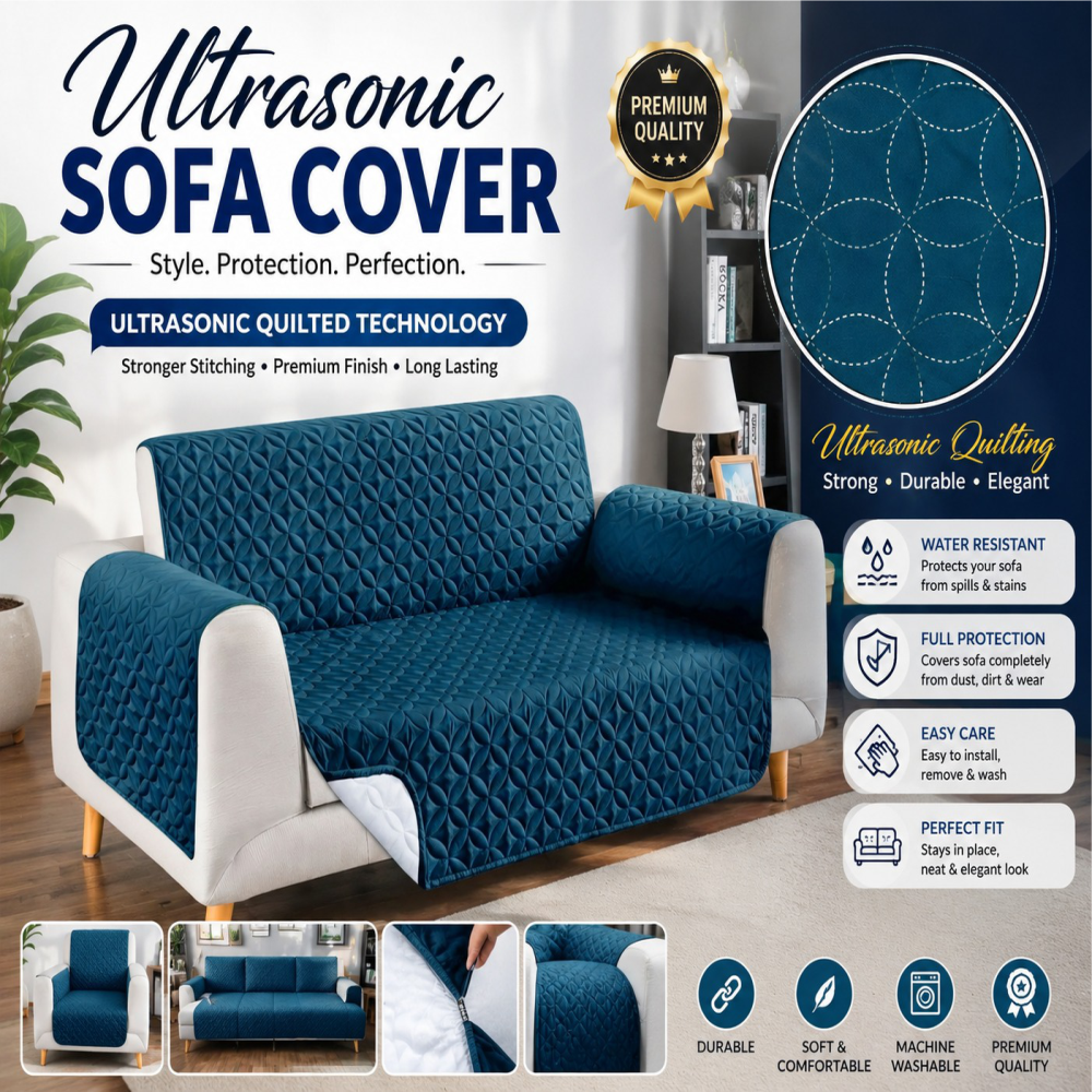 ULTRASONIC Microfiber Sofa Cover